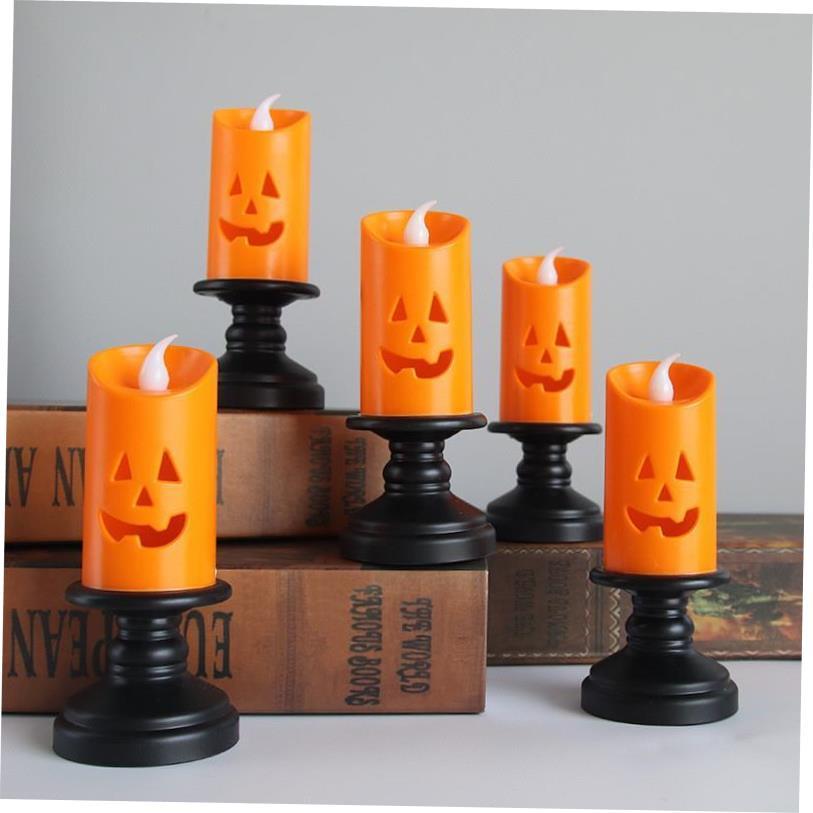 Halloween pumpkin decoration lights LED candle lights万圣节