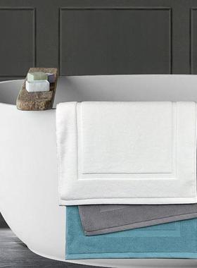 Hotel household bathroom floor mat cotton towel浴室地巾地垫
