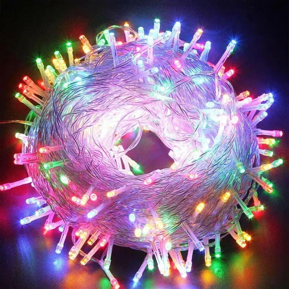 Christmas Outdoor String Lights Garland AC220V 10M 20M 30M 5