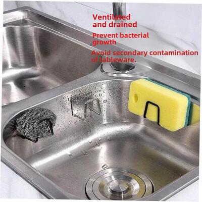 Kitchen accessories Sink Sponges Holder Self Adhesive rack