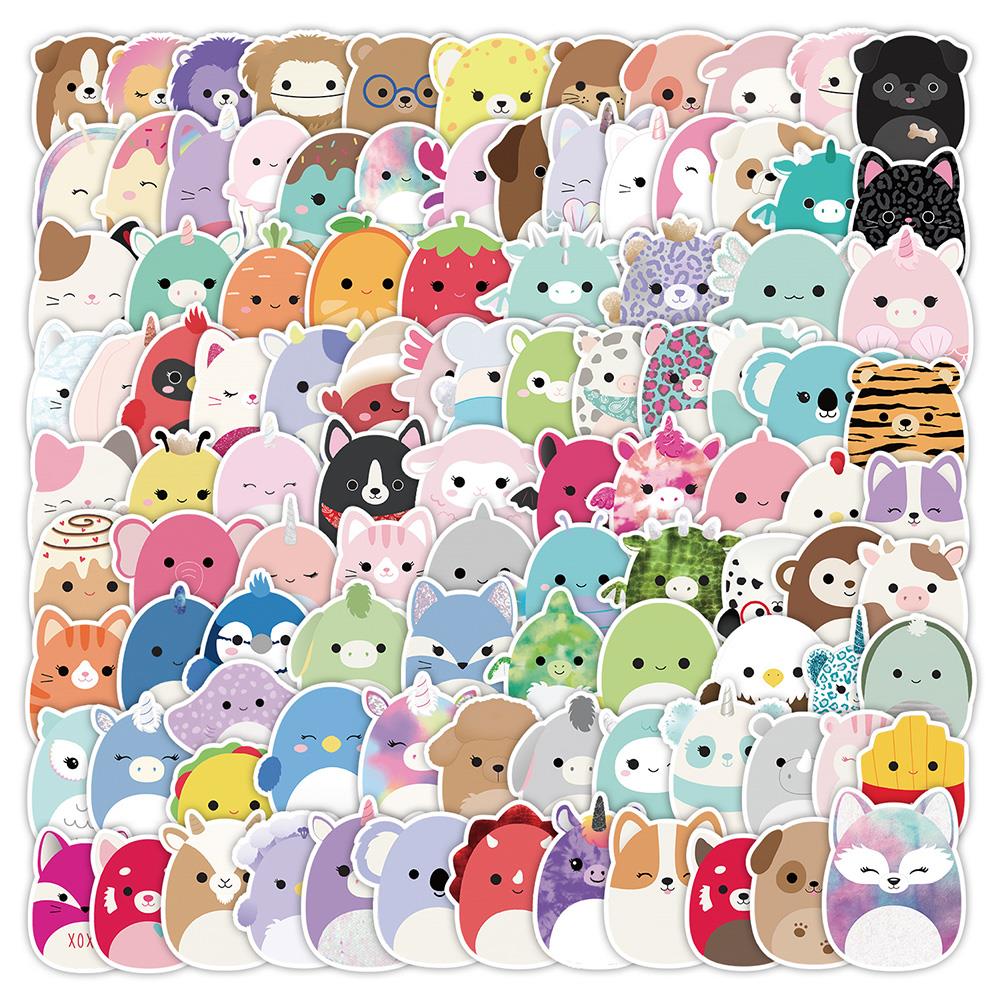 10/30/50/100pcs Kawaii Animal Cartoon Stickers Aesthetic Cut