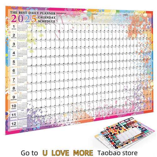 2026 Full-Year Calendar Desktop and Wall Calendar Planner