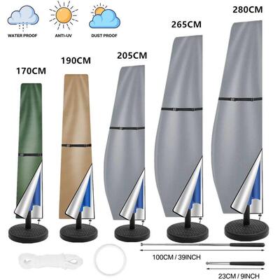 Patio Umbrella Cover Waterproof Outdoor Anti-UV Cantilever O