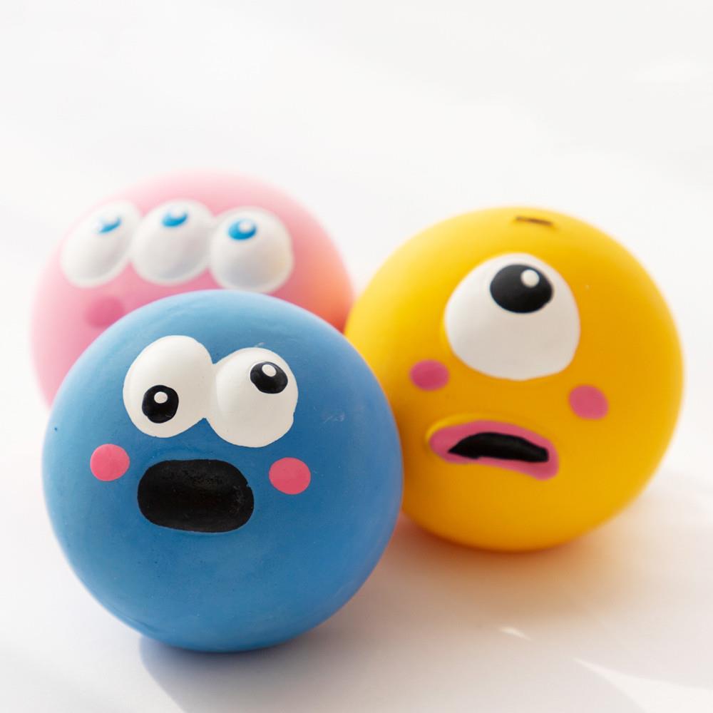 Pet Dog Toy Interactive Rubber Balls Pets Dog Cat Puppy Elas