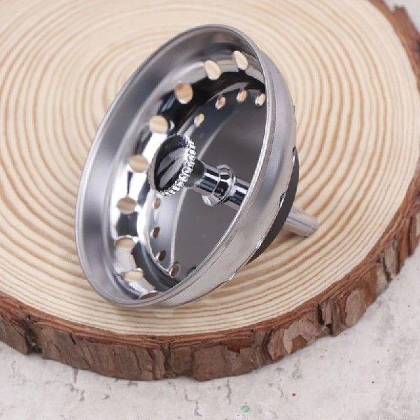 Kitchen Sink Strainer Stopper Combo Basket Replacement For