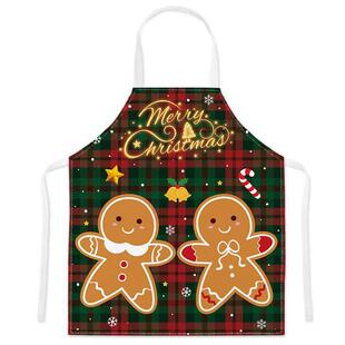 Christmas reindeer apron party apron圣诞节老人姜饼驯鹿围裙