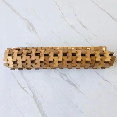 Modern Bamboo Bathroom Mat Solid Bamboo Bathtub Mat