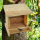 Weatherproof Wooden Feeding with Perch Bird Feeder