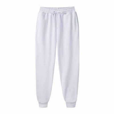 black Dark Trousers For Men Sweat pants Track Jogging white