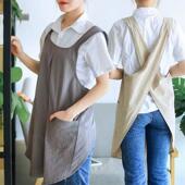 fouling Apron And Cotton Men Linen Women Anti Smock kitchen