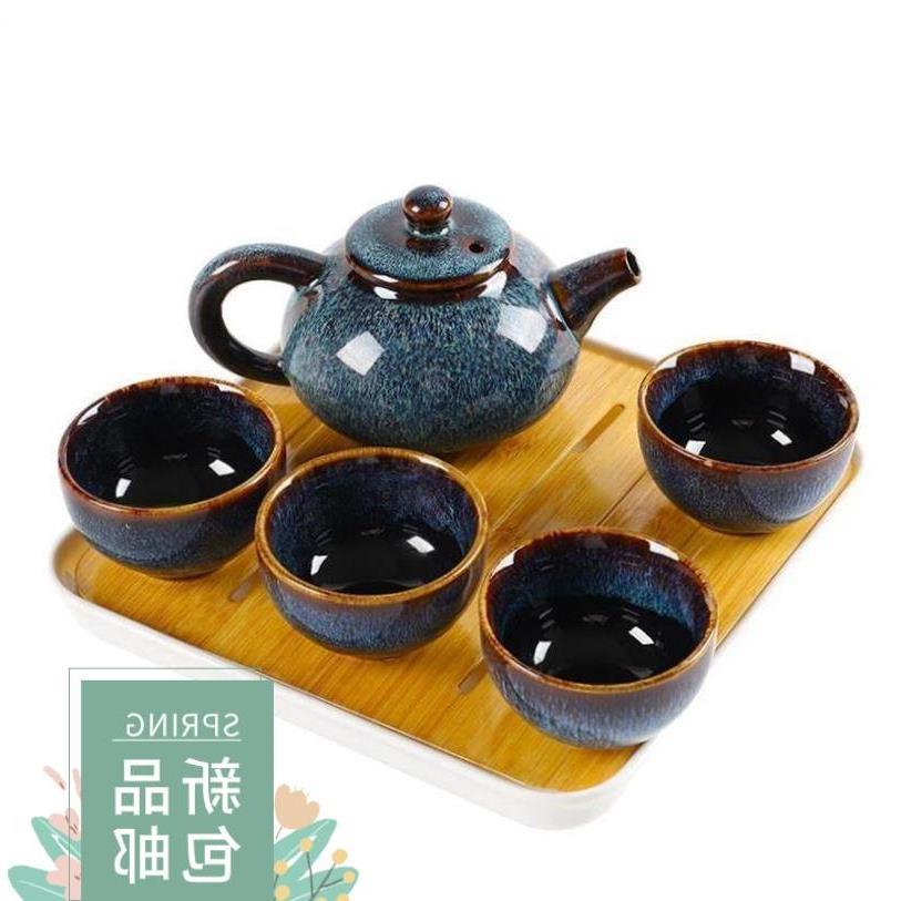 Chinese Kung Fu Tea Set glass Portable Teapot Set