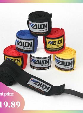 Cotton Strap Boxing Bandage Sanda Muay Thai MMA Hand Gloves