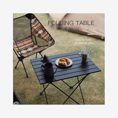 aluminium alloy camping table Portable foldable and chairs