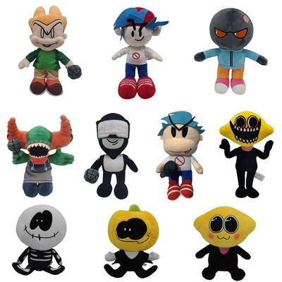 1pcs 20-26cm Friday Night Funkin Plush Doll Skid Pump Friday