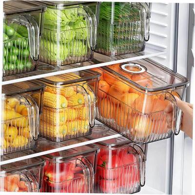plastic food storage box kitchen refrigerator drawer fresh-k
