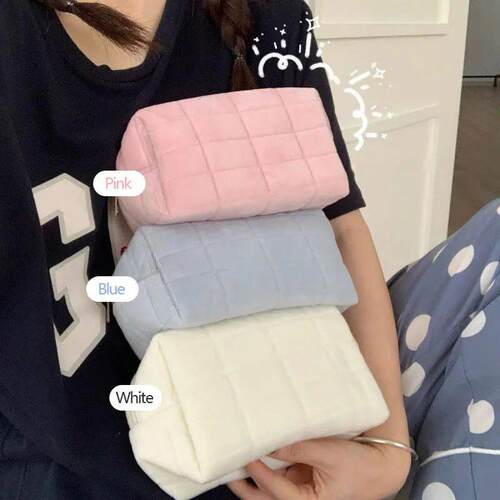 Kawaii Pillow Pencil Case Girls School Supplies Pen Pouch Cu