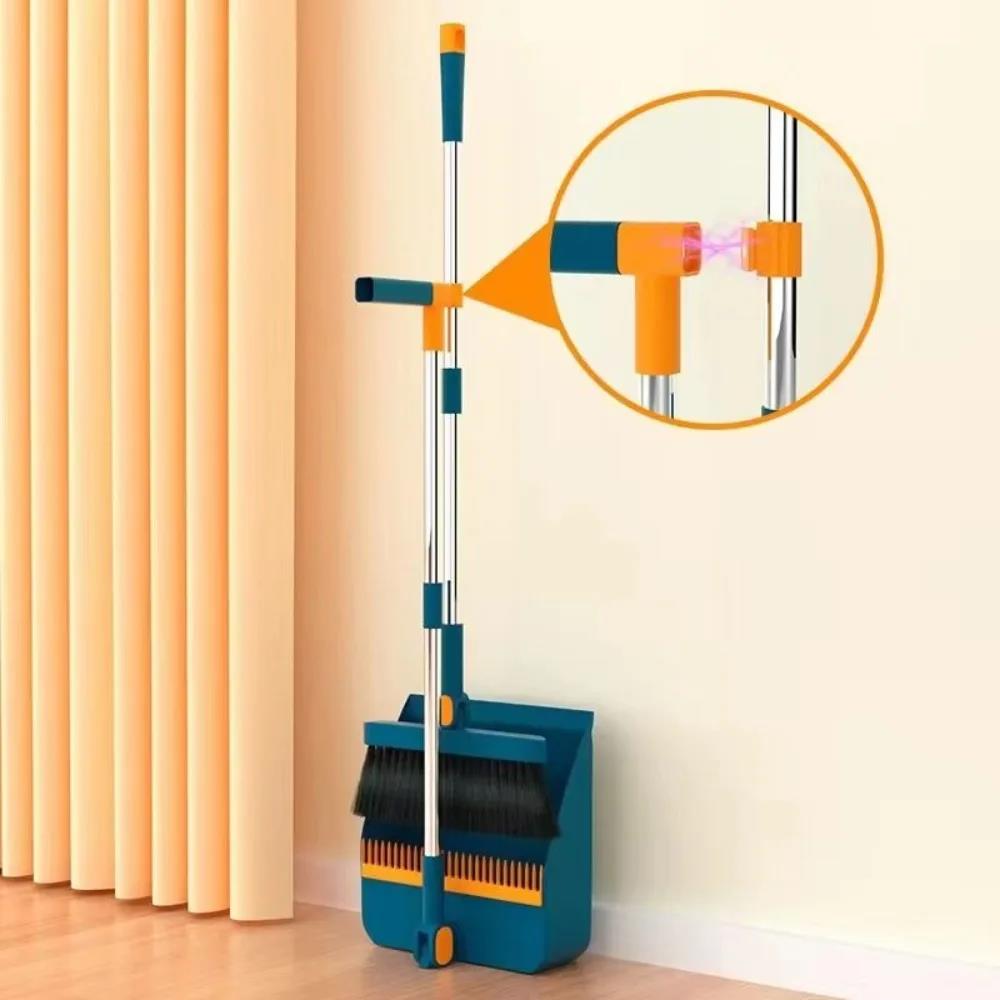 Household folding broom broom dustpan set Soft brush whisk b