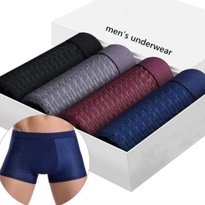 Bamboowear Bamboo Boxer Short Men Microfiber Boxer Briefs Un