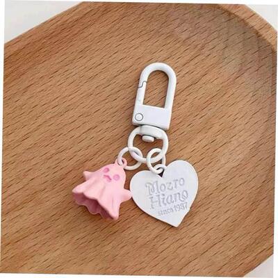 Halloween Keychain Funny Ghost Pendant Key Ring For Women Me