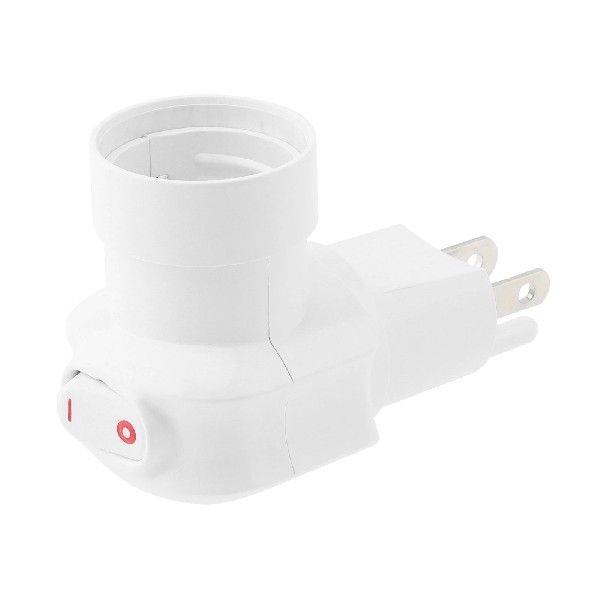 E26 E27 Plug in Light Bulb Socket Adapter Lamp Holder 3