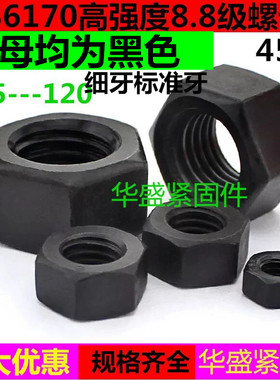 GB6170 8级六角螺母 螺帽M39M42M45M48M52M56M60M64M68M80M90M120