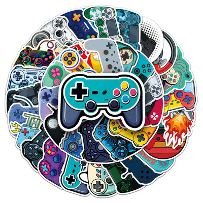 50张swith游戏手柄卡通创意贴纸