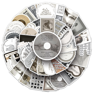 50张小尺寸泰勒TTPD专辑贴纸Taylor霉霉防水周边手机壳奶茶杯贴纸