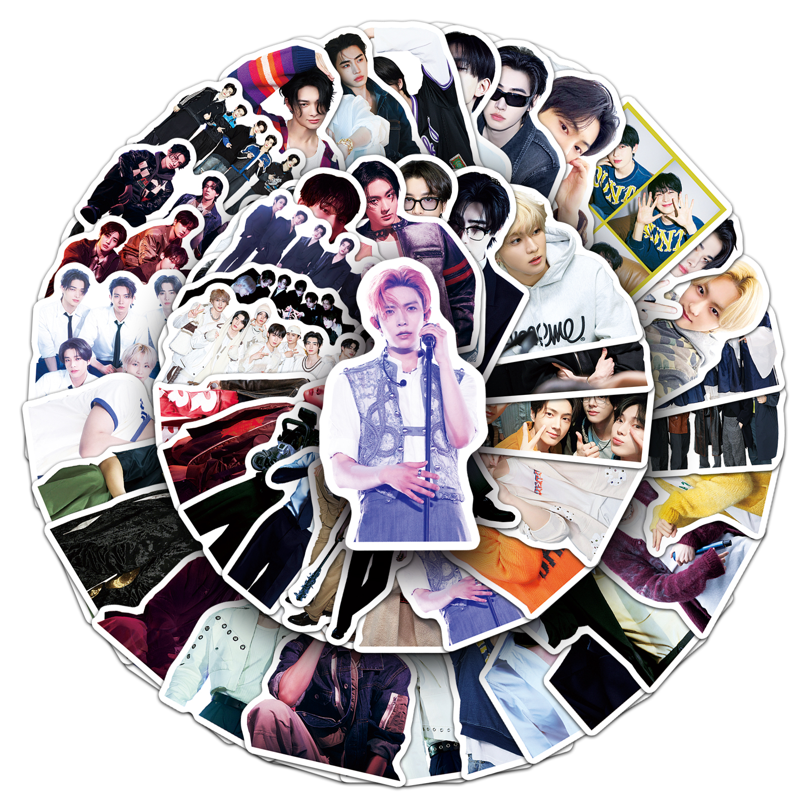 50张ENHYPEN组合回归明星贴纸朴成训人物周边装饰防水手机壳贴纸