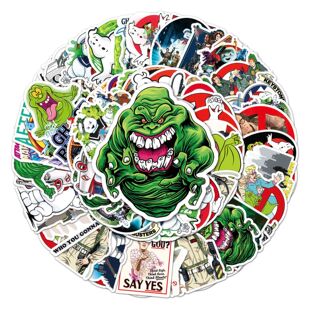 50张捉鬼敢死队行李箱贴纸创意潮流防水旅行箱笔记本电脑装饰贴纸