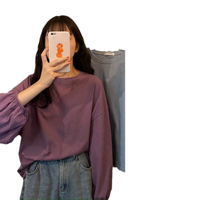 ins超火长袖T恤女早秋韩版