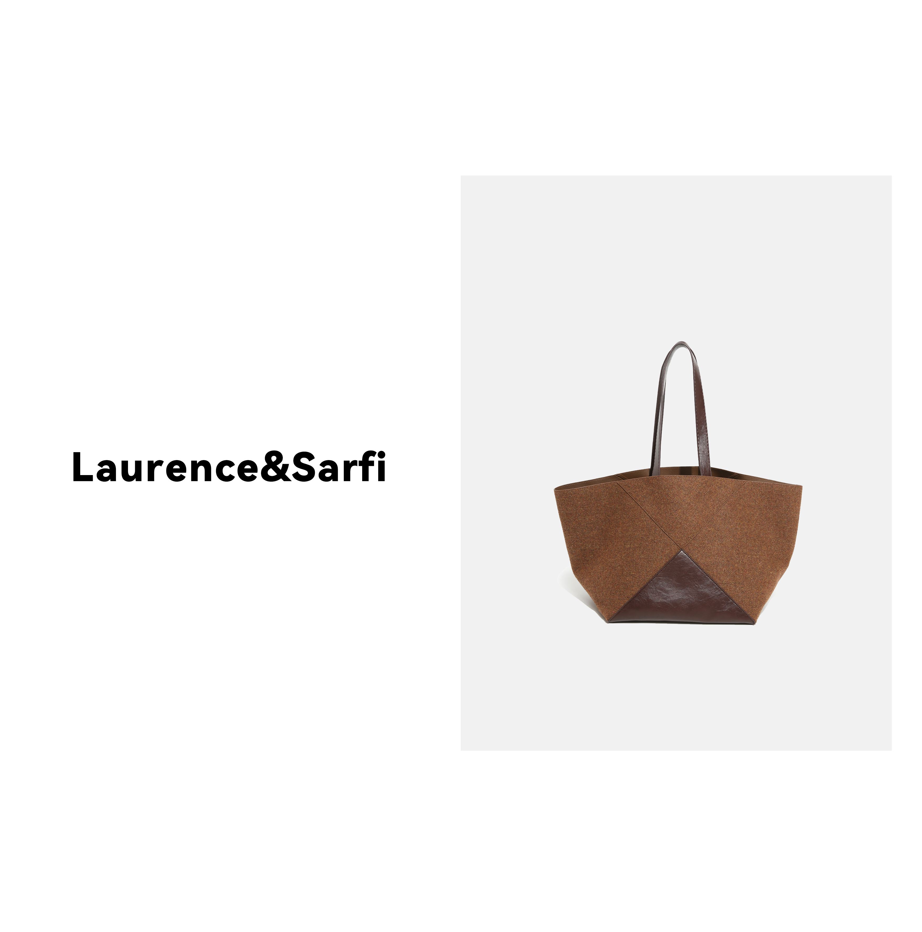 Laurence&Sarfi路易赛菲【官方正品】骆马绒盛宴系列珠穆朗玛拼接