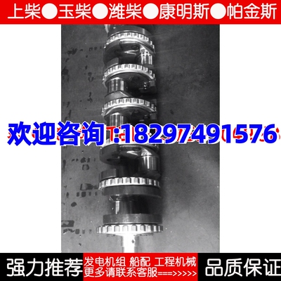 上柴配件12V/6135柴油机工程机械船帕曲轴总成（带平衡块）部件