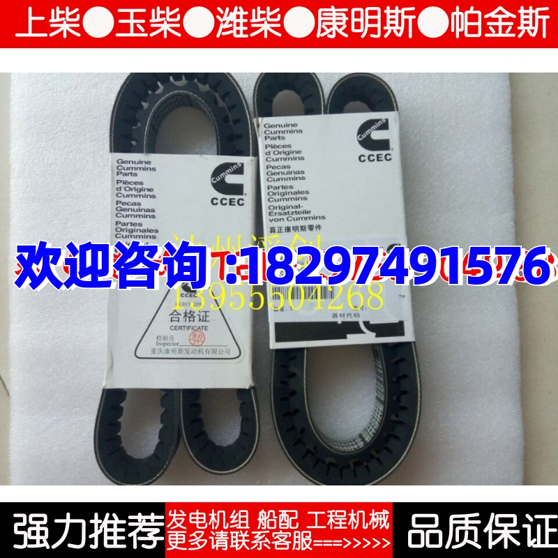 3040386,重庆康明斯NT855风扇皮带3040386,风扇皮带,含运费