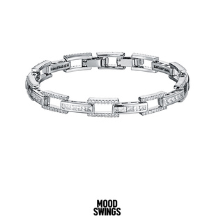 情绪波动 辣妹欧美镀白金镶钻链条手链女