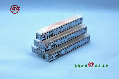 日本NACHI麻花钻咀荔枝CNC车床加工不锈钢专用钻头7572P系列φ1-3