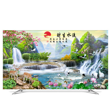 新款布艺挂式坐式品牌通用55液晶电视机罩电视防尘防晒套6570英寸