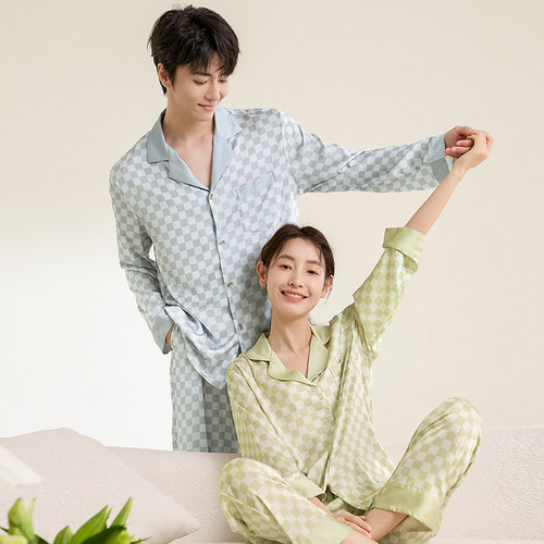 康妮雅女春夏50D缎面冰丝睡衣