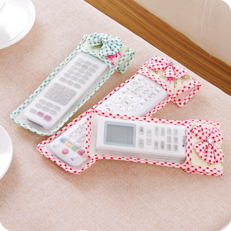 电视机空调遥控器通用保护套家用 蝴蝶结可爱布艺遥控器套防尘套|ruв категории получать отделка, пылезащитный приборов семьи, пульт пылезащитный чехол - от Buy2taobao.com для оказания профессиональной услуги покупки агента Taobao