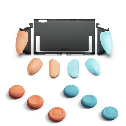 Skull & Co. 任天堂SWITCH2 FissionGrip分体式握把保护套 skullco骷髅雾鸦 拆卸方便 直插底座 NS2保护壳