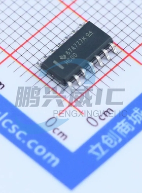 TI 原装正品 SN74HC00DR 丝印 HC00D SOP14 逻辑门 2V~6V