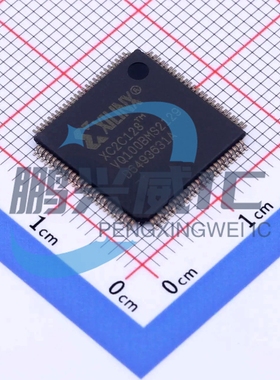 XILINX 原装正品 XC2C128-7VQ100I 7VQG100-C VQFP-100  逻辑器件
