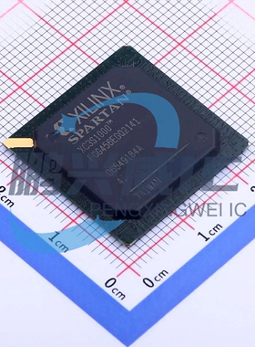 XILINX 原装正品 XC3S1000-4FGG456I C BGA-456 可编程逻辑器件