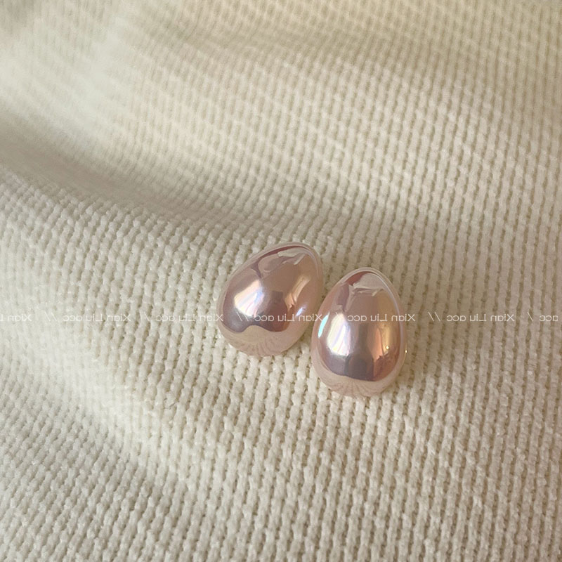 女复古慵懒珍珠耳钉2023年新款