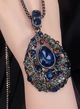 时尚气质日韩挂件毛衣链项链