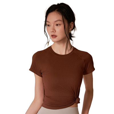 卡益专业瑜伽服短袖运动健身上衣