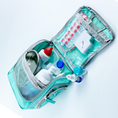 角膜塑形镜护理包OK镜眼镜盒RGP吸棒硬性眼镜整理便携旅行收纳包