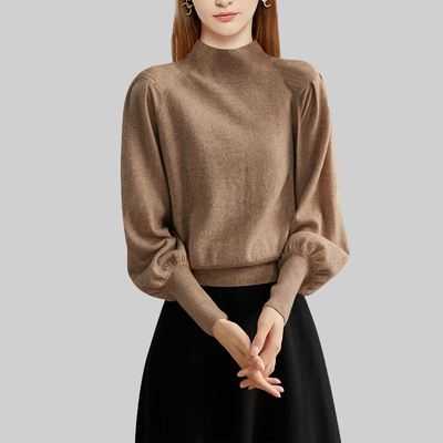 气质修身显瘦打底针织衫潮