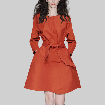 收腰收腰知性优雅连衣裙知性优雅