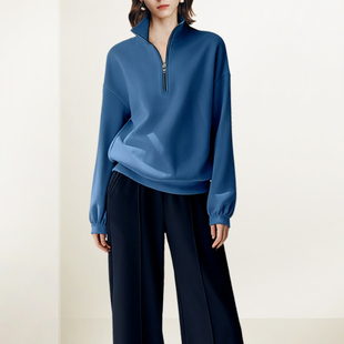 两件套 欧美宽松显瘦拉链卫衣休闲裤 减龄小个子套装 女2025年秋新款