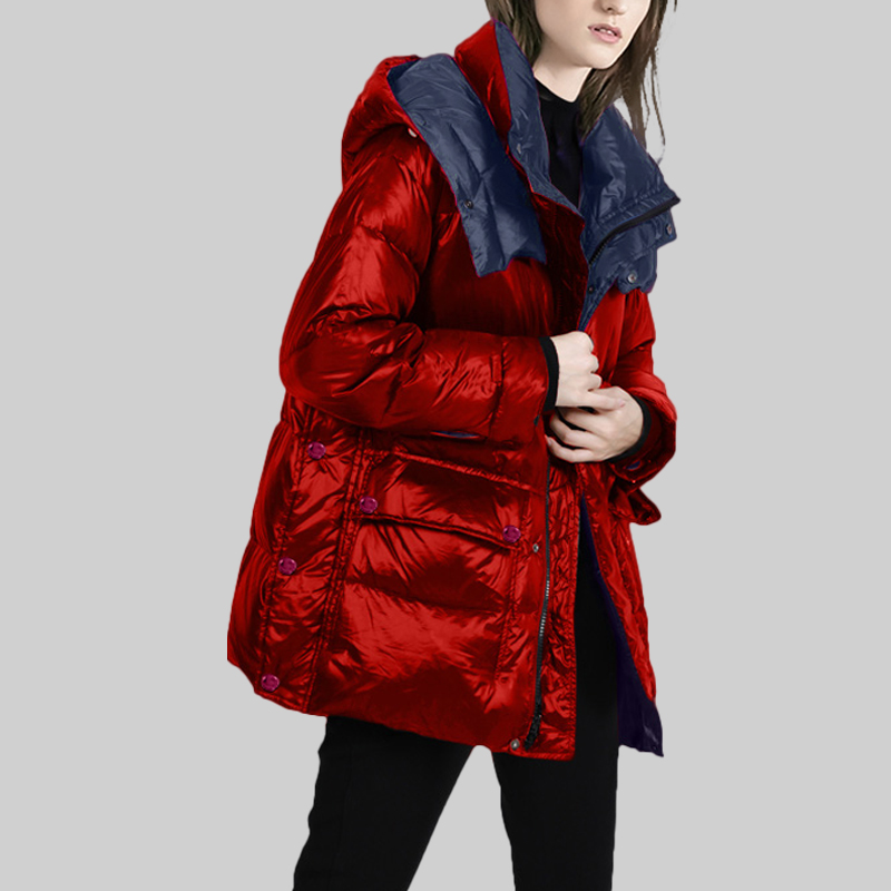 新款加厚连帽拉链外套